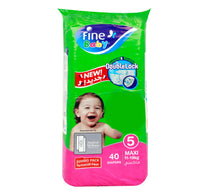 Fine Baby Diaper Size 5 Maxi 11-18 kg 40pcs