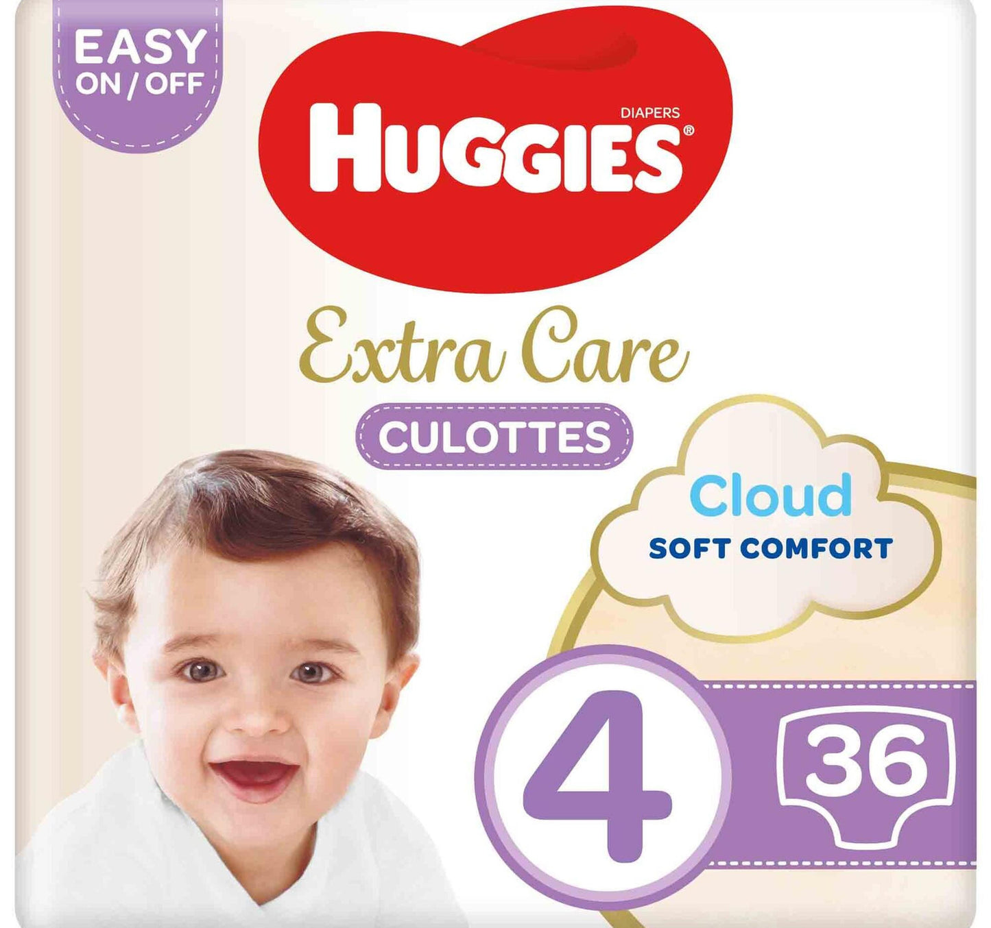 Huggies Extra Care Culottes Size 4 9-14 kg Diaper Pants 36 pcs
