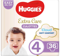 Huggies Extra Care Culottes Size 4 9-14 kg Diaper Pants 36 pcs