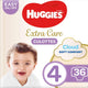 Huggies Extra Care Culottes Size 4 9-14 kg Diaper Pants 36 pcs