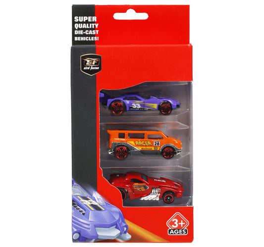 Skid Fusion Die-Cast Car, 3 pcs, 8619/8635