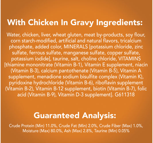 Friskies Prime Fillets Chicken Gravy 156 g