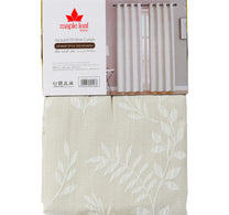 Maple Leaf Home Jacquard Window Curtain 140 x 260cm Duck