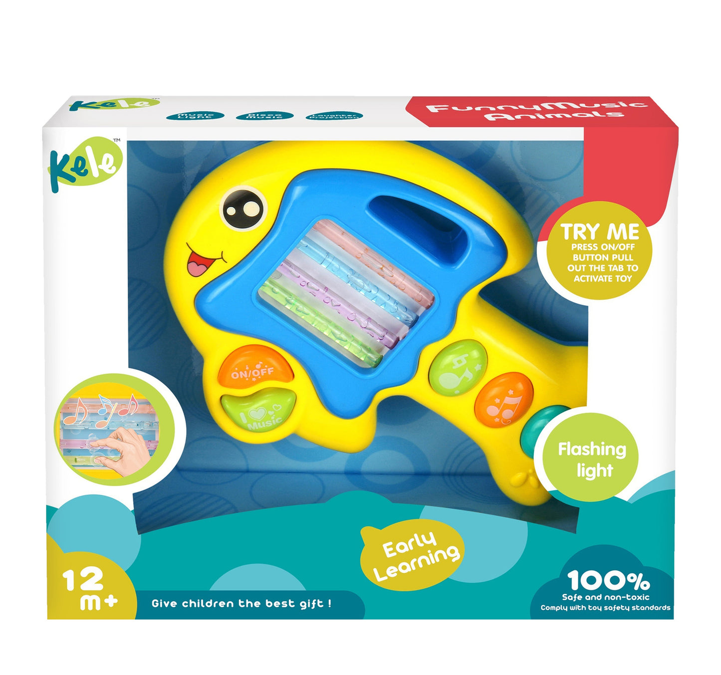First Step Battery Operated Fish Musical Toys KL270815