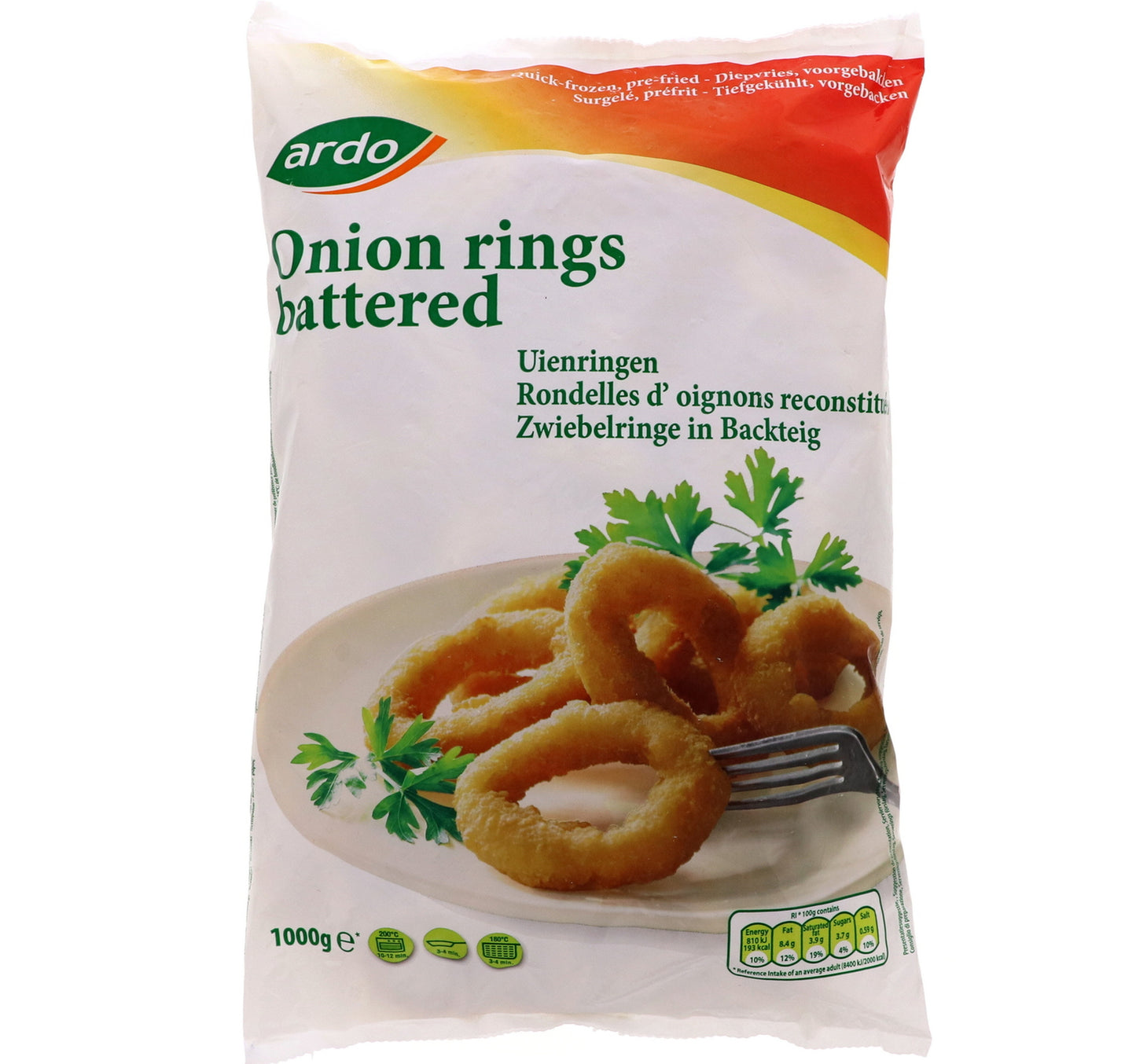 Ardo Onion Rings Battered 1 kg