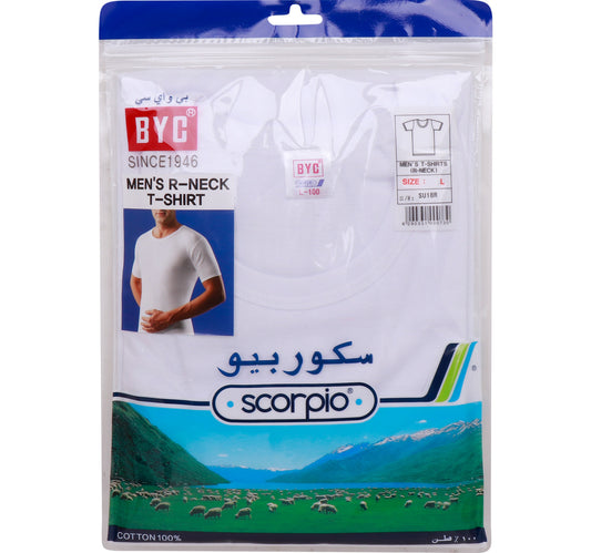 Scorpio Cotton Men's Round Neck T-Shirt, L, SU-18R