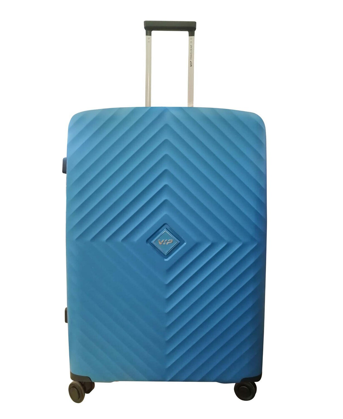 VIP Quad 4Wheel Hard Trolley 75cm Blue