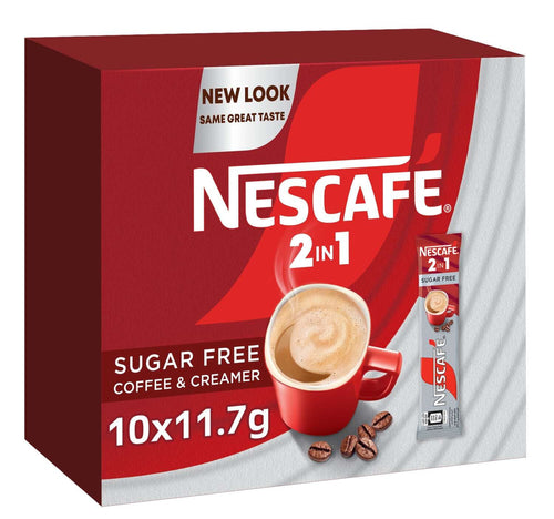 Nescafe 2in1 Classic Coffee Sugar Free 10 x 11.7 g