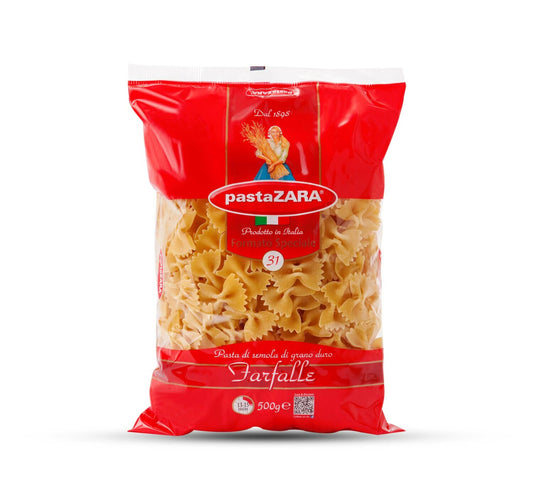 Pasta Zara Farfalle Macaroni No.31 500 g