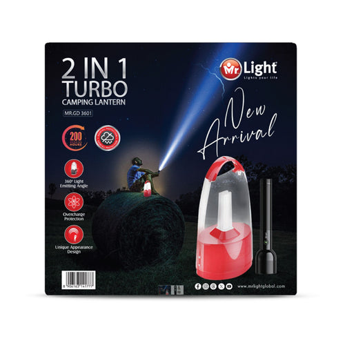 Mr.Light Emergency + Torch Combo MR.GD 3601