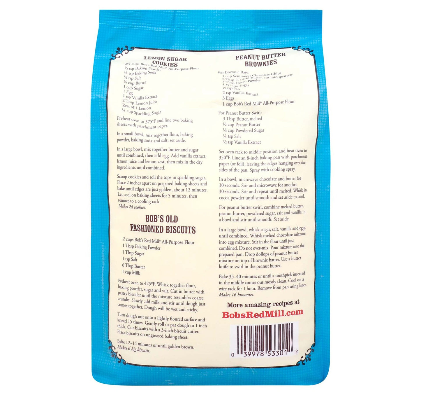 Bob's Red Mill Unbleached White All Purpose Flour 2.27 kg