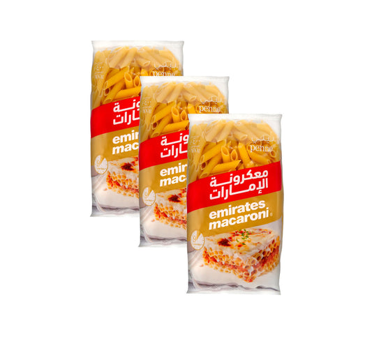 Emirates Macaroni Penne Pasta Value Pack 3 x 400 g