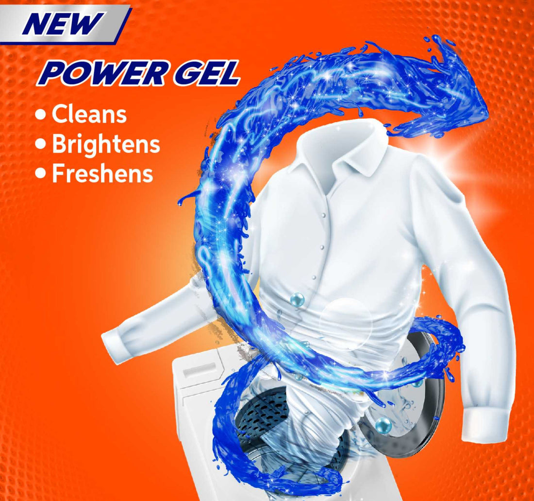 Tide Automatic Power Gel Clean & Fresh 2 x 1.8 Litres
