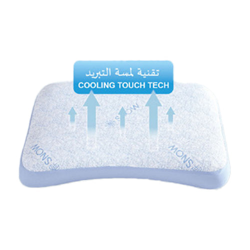Maple Leaf Memory Foam Deluxe Hydro Cool Pillow 60X39cm