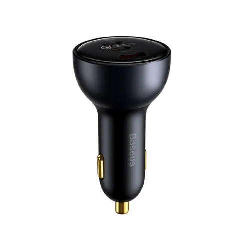 Baseus 3 Port Car Charger, 160 W, Black, ZX160CX Lulu Hypermarket
