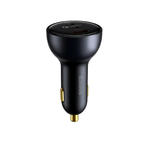 Baseus 3 Port Car Charger, 160 W, Black, ZX160CX