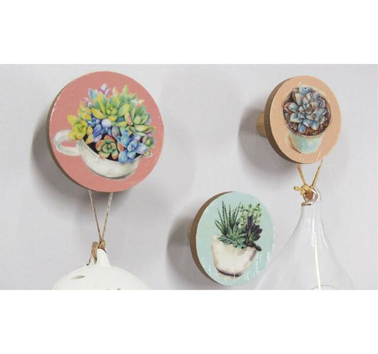 Maple Leaf MDF Hook 3pcs Set 9x6x9cm HA-15