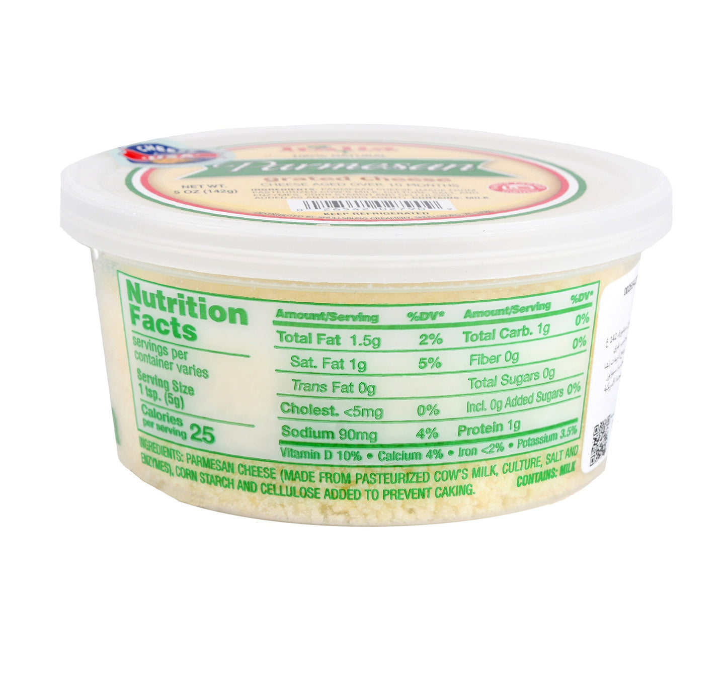 Italia Parmesan Grated Cheese 142 g