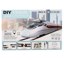 Skid Fusion Battery Operated Track Train Set, 20 pcs, 3018-1