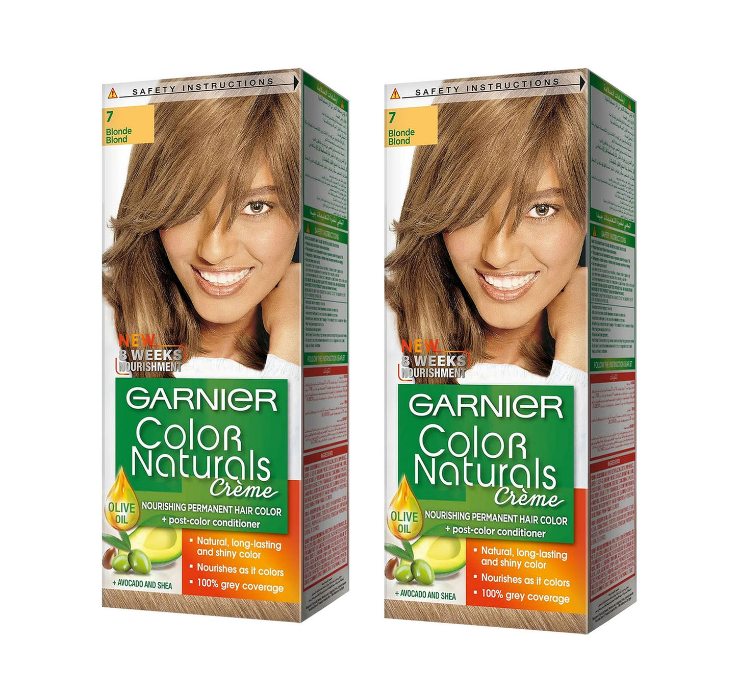Garnier Color Naturals Creme Blonde Blond 7 Value Pack 2 x 1 pkt