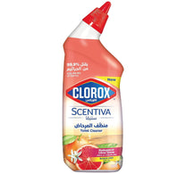منظف ​​المرحاض كلوركس سينتيفا برائحة الحمضيات من مدغشقر، خالي من المبيضات، 709 مل