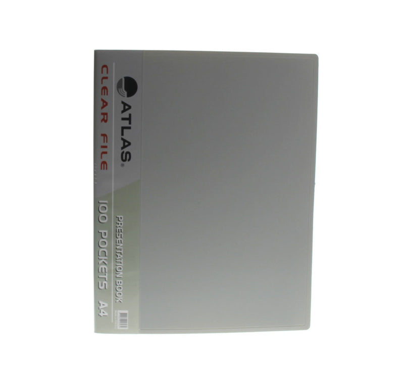 Atlas Clear File A4 100Pocket