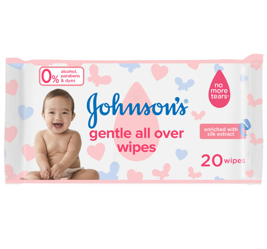 Johnson's Baby Wipes Gentle All Over 20pcs