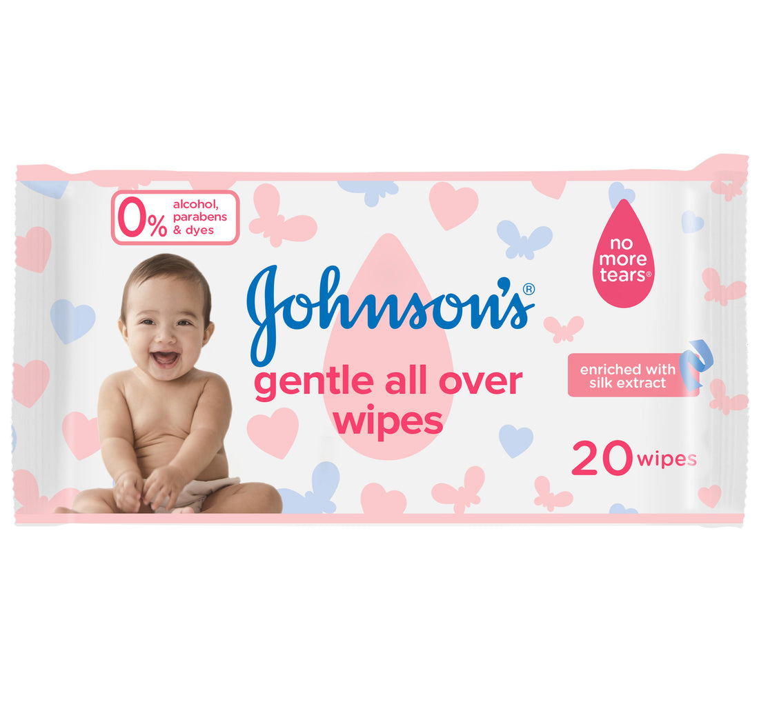 Johnson's Baby Wipes Gentle All Over 20pcs
