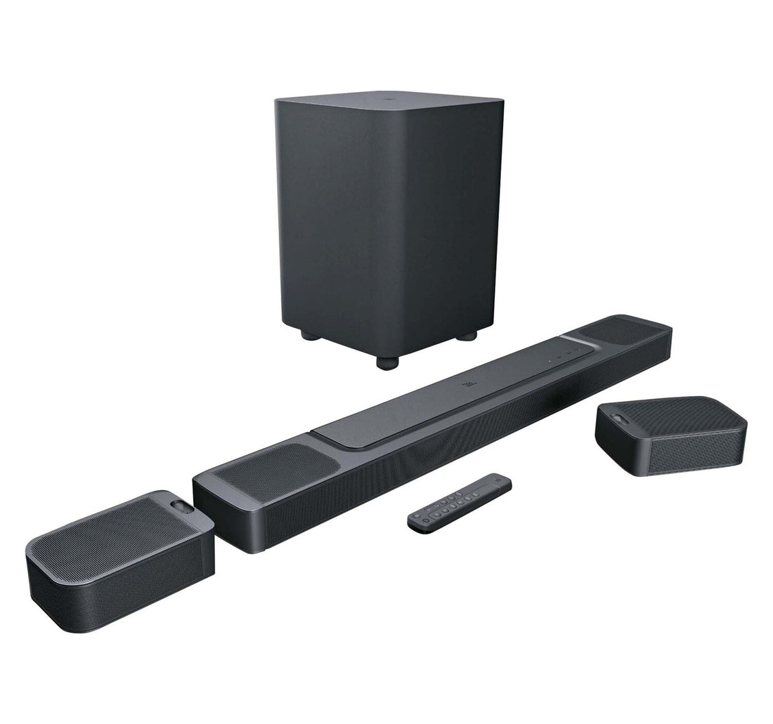 JBL BAR1000 7.1.4-channel soundbar with detachable surround speakers, MultiBeam™, Dolby Atmos®, and DTS:X