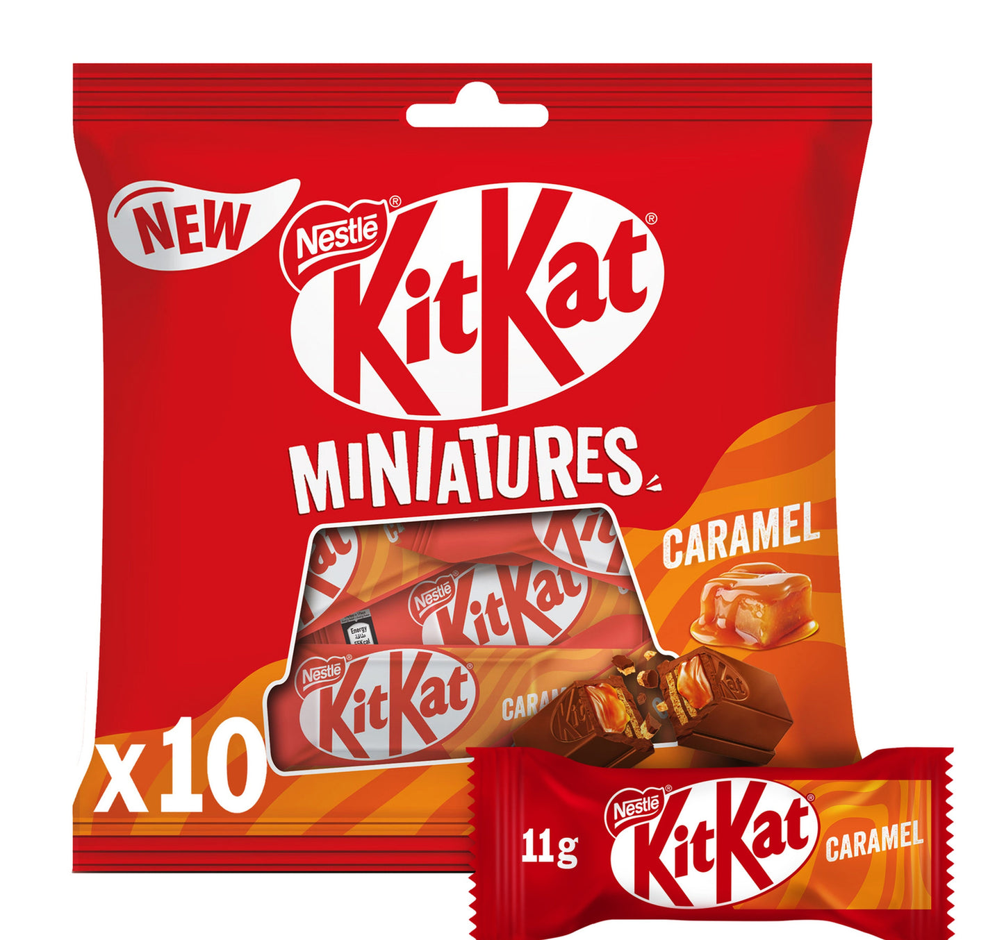 Nestle KitKat Miniatures Caramel 10pcs 110 g