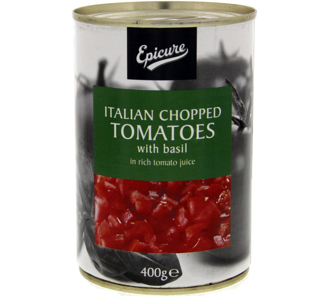 Epicure Italian Chopped Tomatoes With Basil In Rich Tomato Juice 400 g
