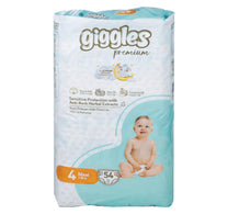 Giggles Premium Baby Diaper Maxi Size 4 7-18 kg 54 pcs
