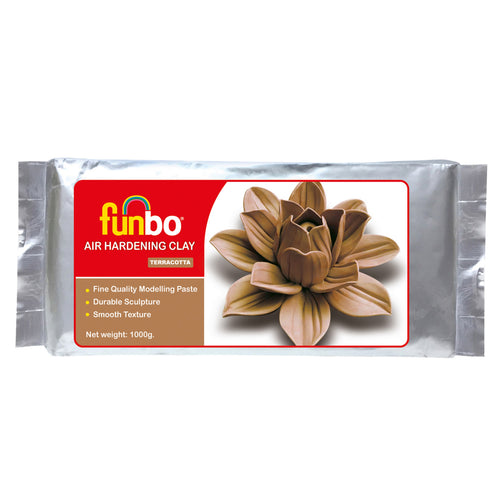 Funbo Modelling Clay 1000g Terracotta