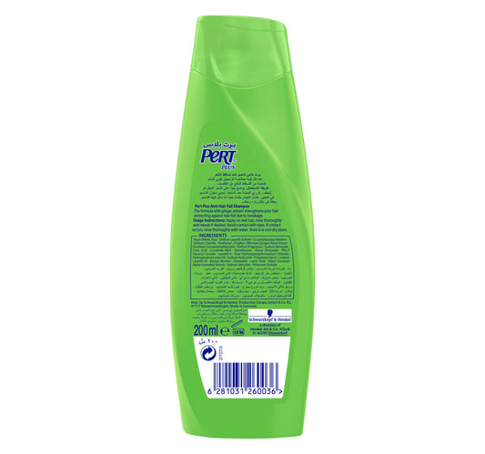 Pert Plus Anti-Hair Fall Shampoo with Ginger Extract 200 ml