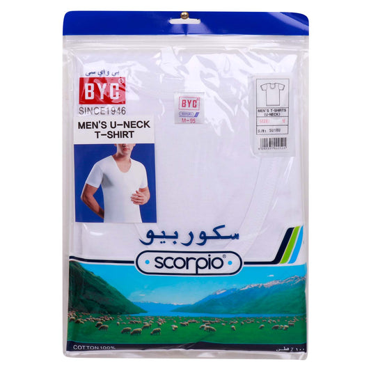 Scorpio Cotton Men's U-Neck T-Shirt, M, SU18U