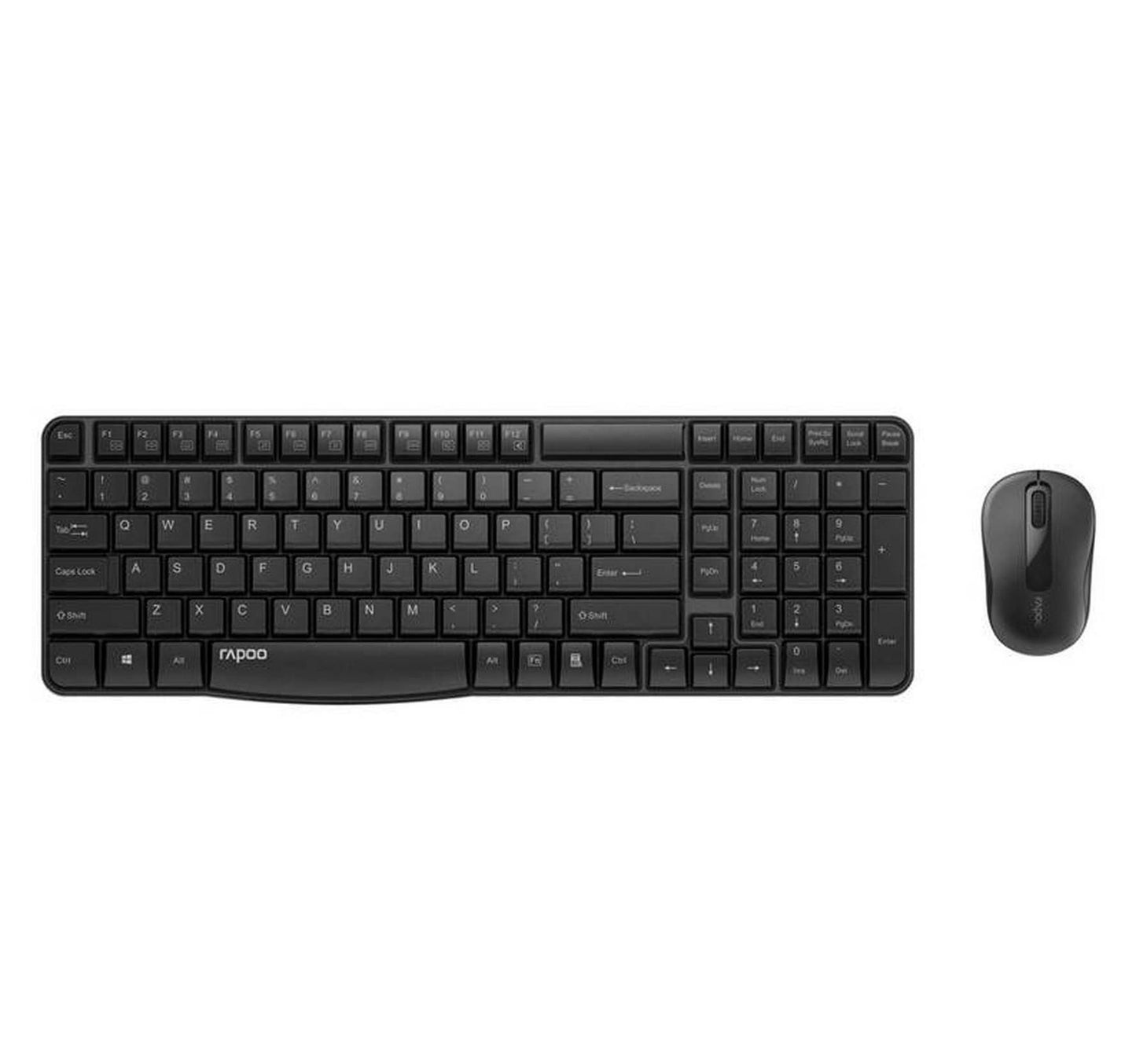 Rapoo Compo Wireless (Keyboard+Mouse) X1800S -Black - ARB