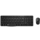 Rapoo Compo Wireless (Keyboard+Mouse) X1800S -Black - ARB
