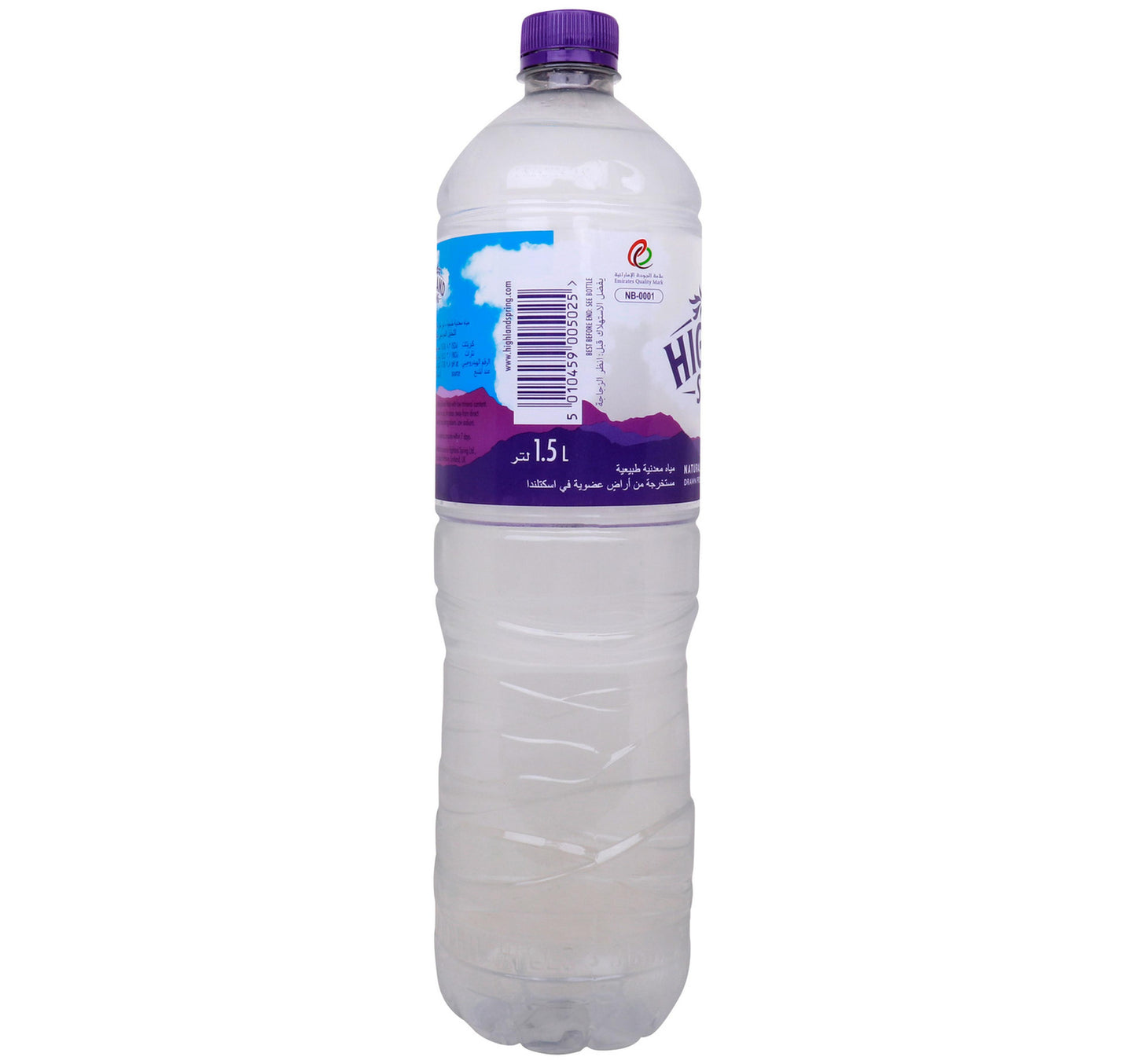 Highland Spring Natural Mineral Water 12 x 1.5 Litres