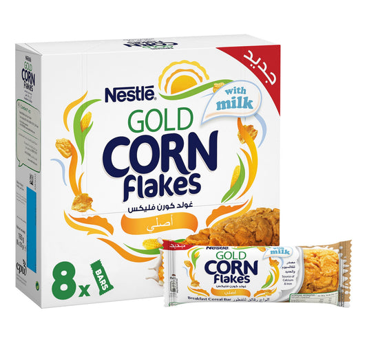 Nestle Gold Cornflakes Original Cereal Bar 8 x 20 g Lulu Hypermarket