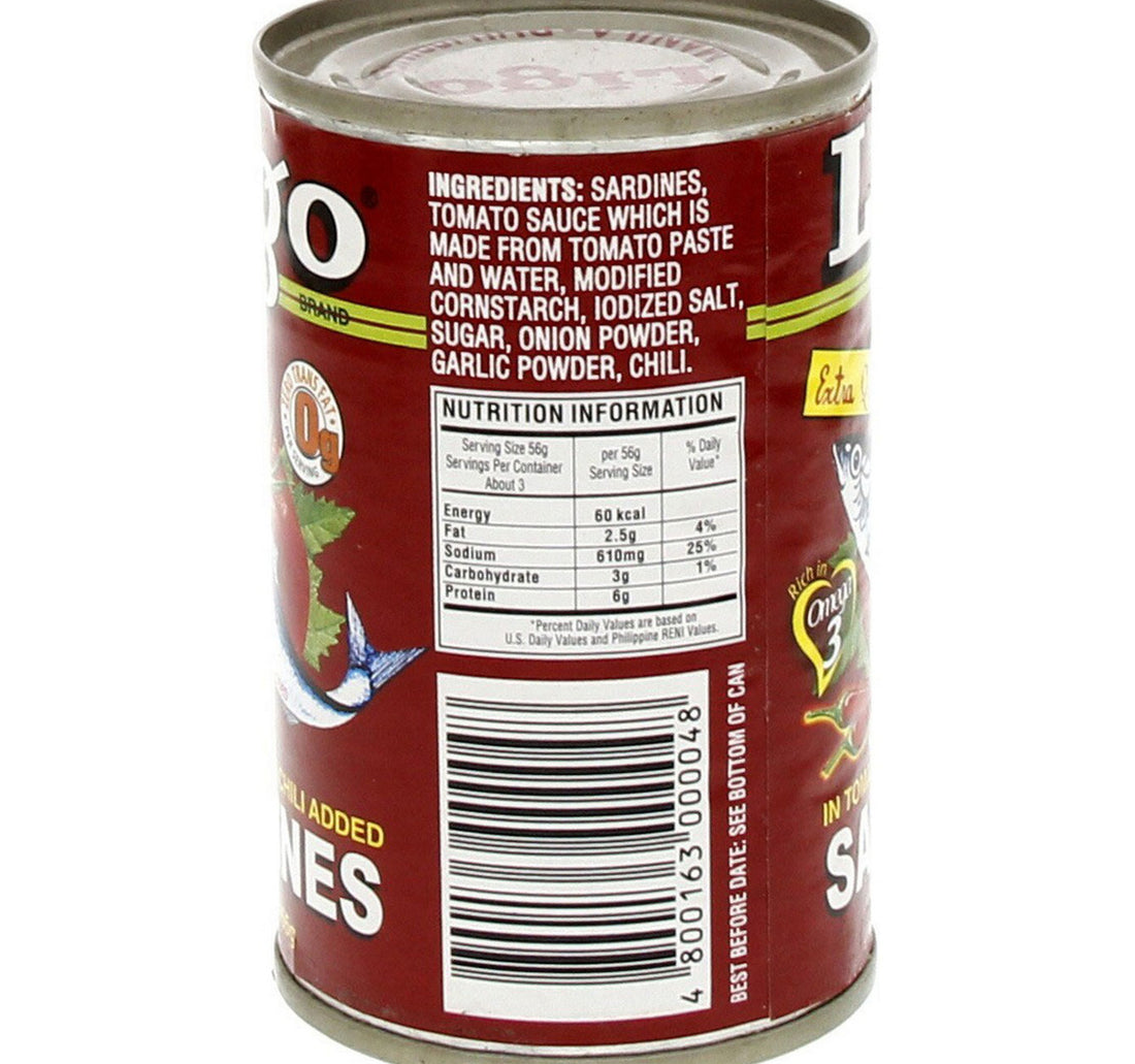 Ligo Sardines in Tomato Sauce Chilli Added 155 g