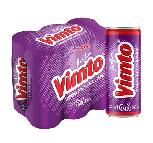 Vimto Sparkling Fruit Flavoured Drink 6 x 250 ml