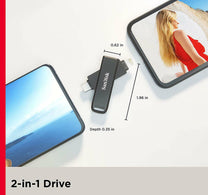 Sandisk iXpand Dual Drive, 128 GB, IX70