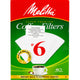 Melitta Original Coffee Filters 1x6 40pcs