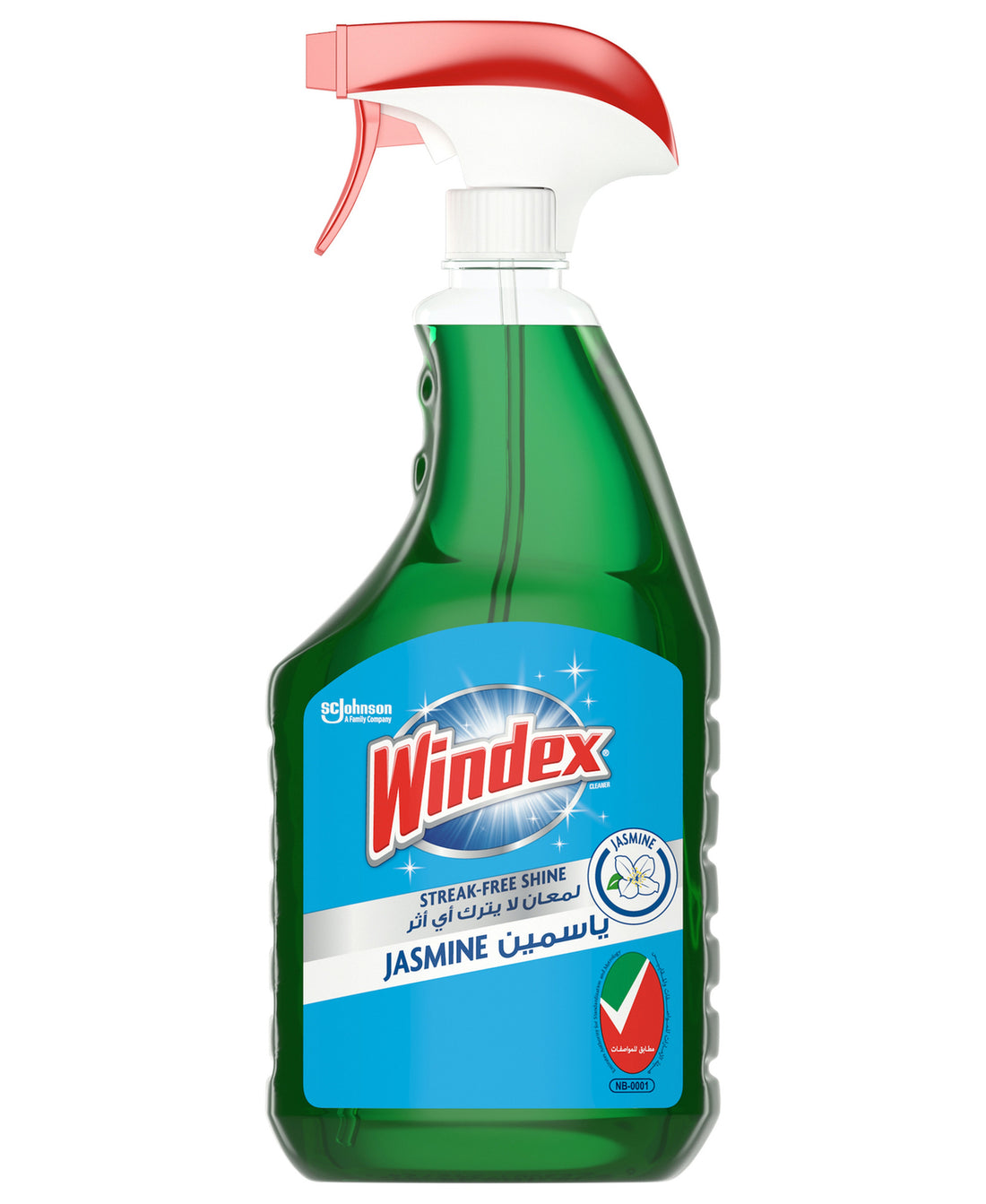 Windex Streak Free Shine Glass Cleaner Jasmine 750 ml
