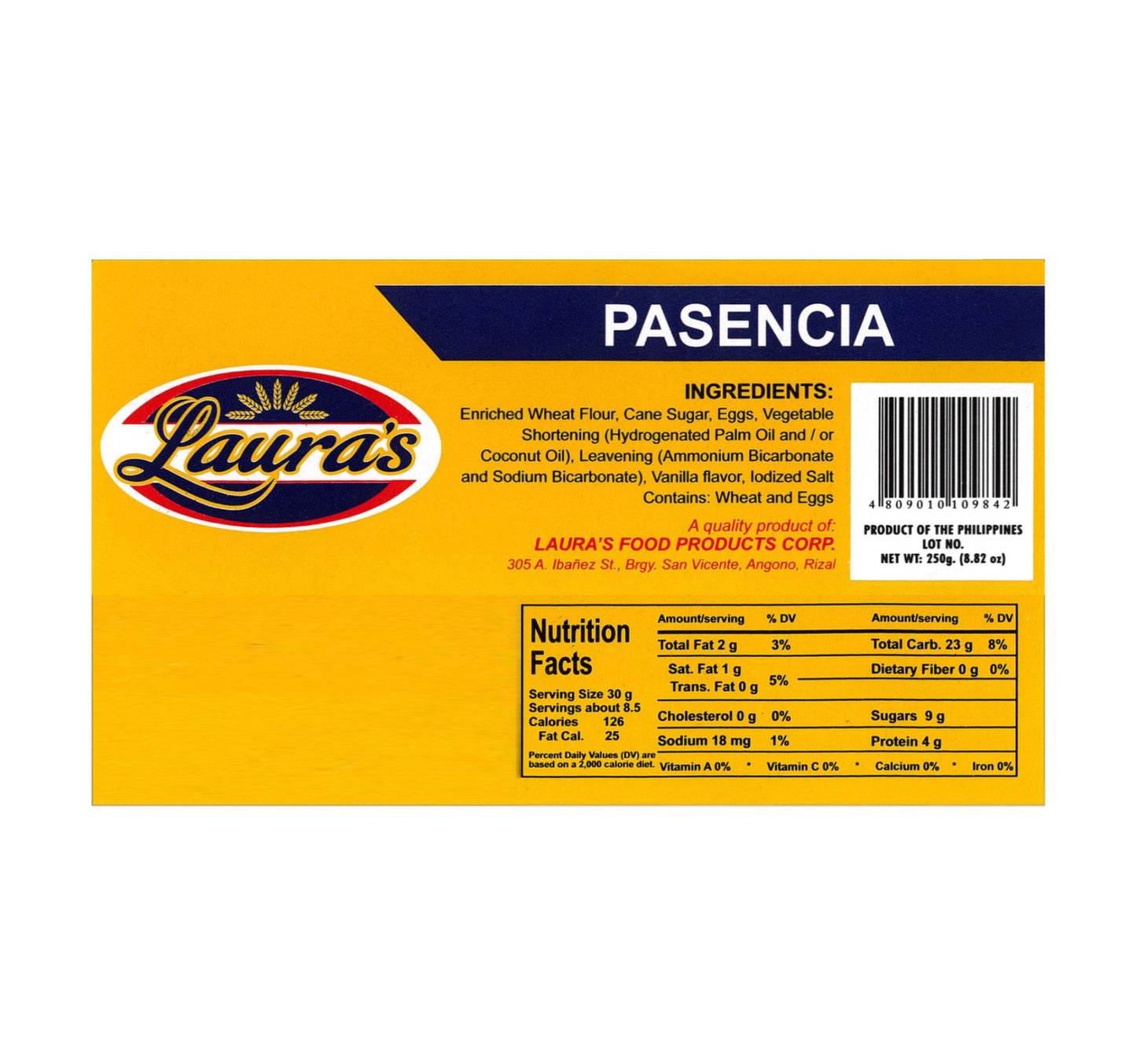 Laura's Pasencia 250 g