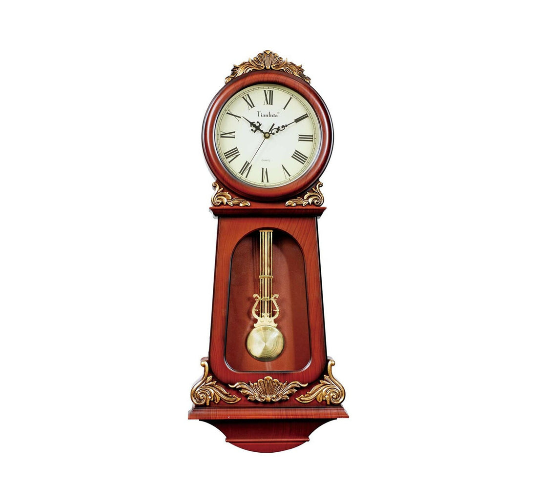 Maple Leaf Home Wall Clock Pendulum 31x7x77.2cm TLD8397C