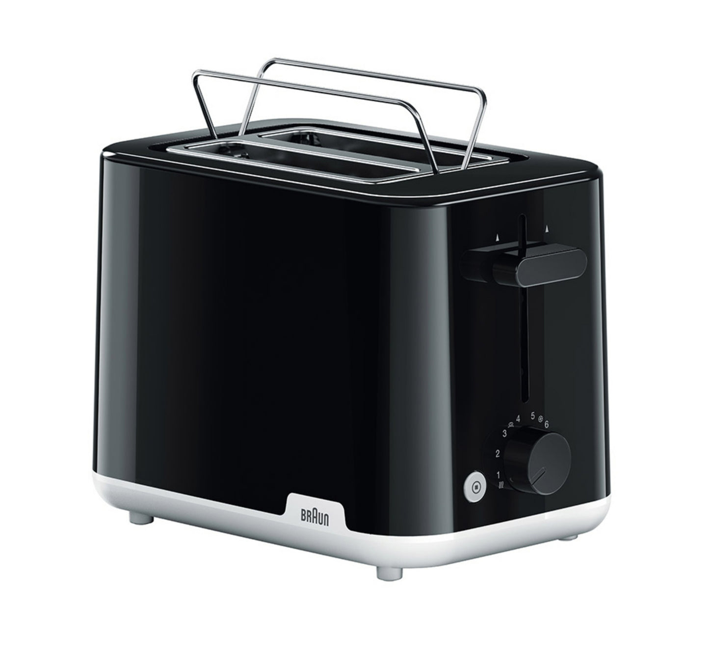 Braun 2 Slice Toaster, 900W, Black, HT1010BK