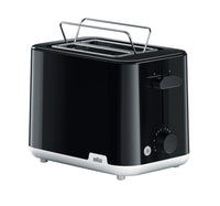 Braun 2 Slice Toaster, 900W, Black, HT1010BK