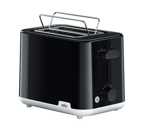Braun 2 Slice Toaster, 900W, Black, HT1010BK