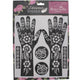 Rosa Bella Henna Sticker Small Assorted 1pc